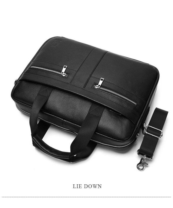 Чоловіча сумка для ноутбука й документів чорна SK N8256 Tiding Bag