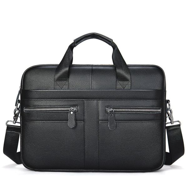 Чоловіча сумка для ноутбука й документів чорна SK N8256 Tiding Bag
