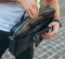 Шкіряна чоловіча сумка для документів та ноутбука чорна SL-21511 Tiding Bag