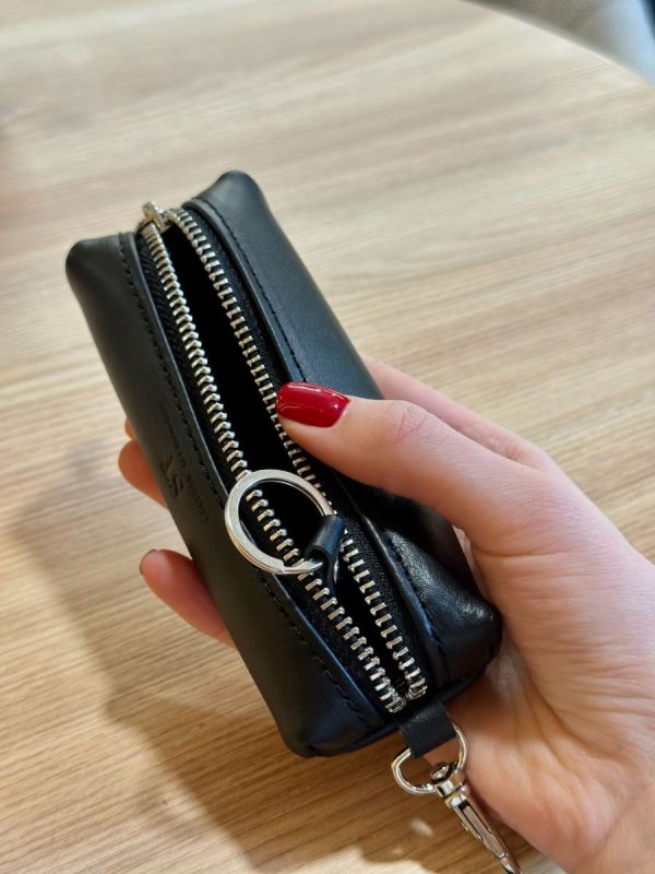 Ключниця з натуральної шкіри 5170 ST Leather чорна