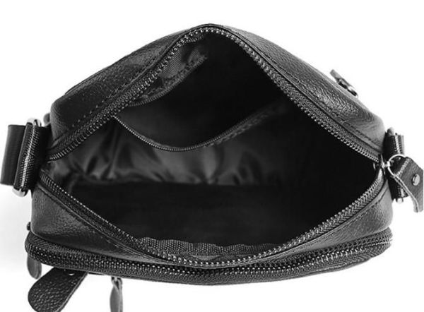 Чоловіча шкіряна сумка через плече маленька Tiding Bag A25-223A
