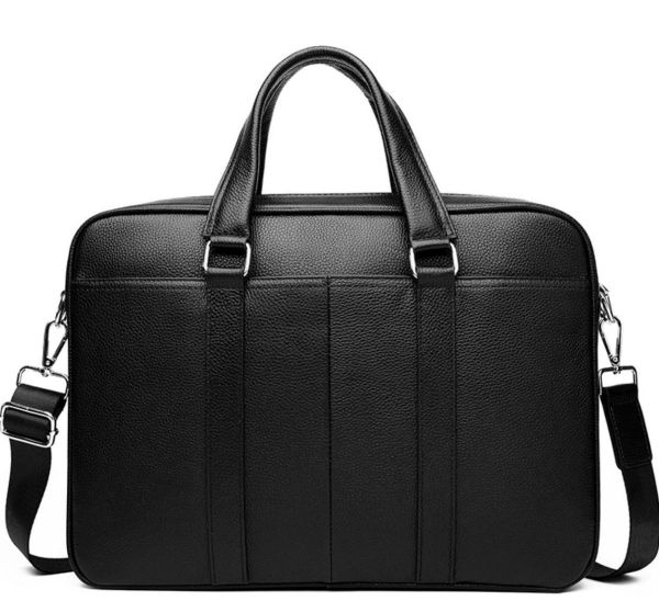 Сумка-портфель чоловіча шкіряна ділова Tiding Bag A25-9904A