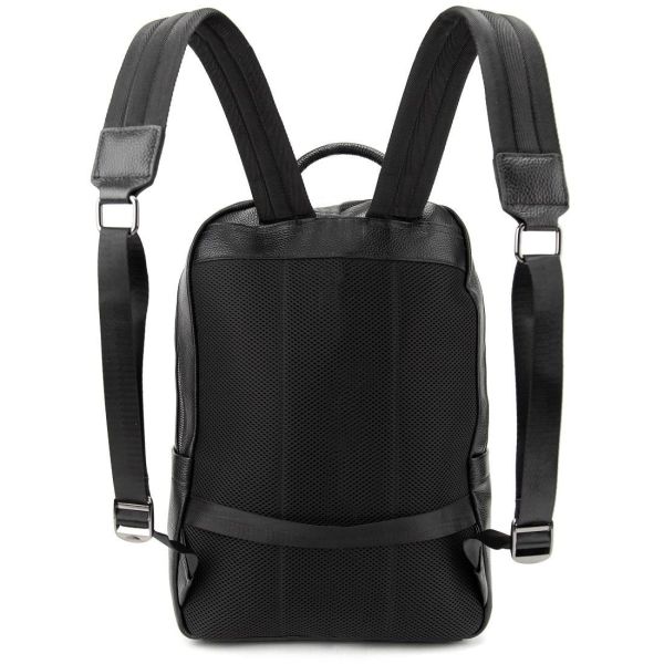 Чоловічий шкіряний рюкзак чорний Tiding Bag A25F-2418A