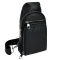 Чоловічий шкіряний чорний слінг Tiding Bag A25F-250117A чорний