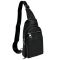 Чоловічий шкіряний чорний слінг Tiding Bag A25F-250117A чорний