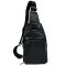 Чоловічий шкіряний чорний слінг Tiding Bag A25F-250117A чорний