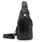 Шкіряний чорний слінг через плече Tiding Bag A25F-6809-11A