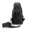 Шкіряний чорний слінг через плече Tiding Bag A25F-6809-11A
