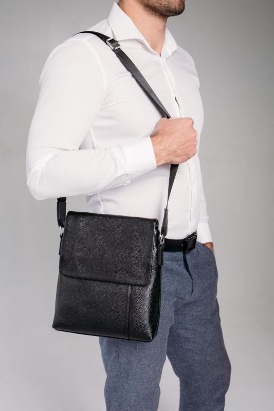 Шкіряна сумка через плече з клапаном Tiding Bag A25F-8878A