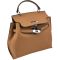 Жіноча класична сумка невелика Olivia Leather A25F-W-55-89C коричнева