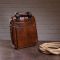 Ділова чоловіча сумка шкіряна 14789 Vintage коричнева
