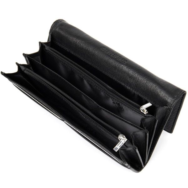 Добротный женский кошелек ST Leather 19375 черный