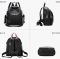 Шкіряний жіночий чорний рюкзак Olivia Leather F-FL-NWBP27-1138A
