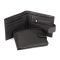 Портмоне чорне шкіряне на кнопці Tiding Bag M39-8068BRA