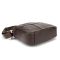 Шкіряний маленький чоловічий месенджер коричневий Tiding Bag M56-0187C