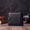 Чоловічий гаманець зручного розміру ST Leather 22471 чорний
