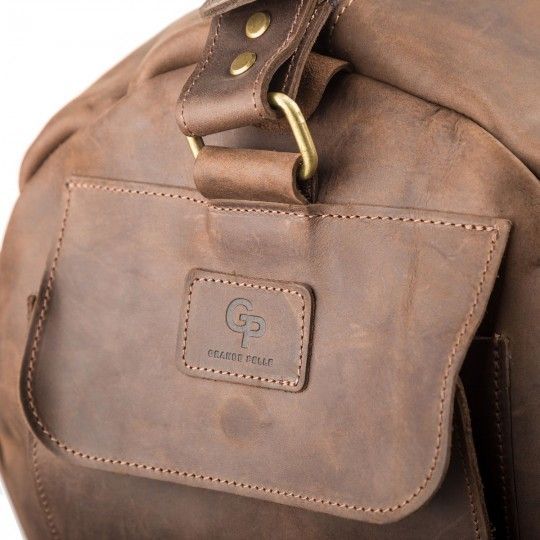 Сумка дорожная Grande Pelle 11045 коричневая