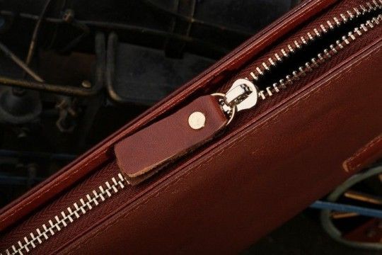 Мужской клатч 14197 кожаный Vintage коричневый
