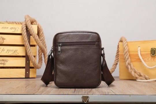 Сумка вертикальная компактная 14993 Vintage коричневый