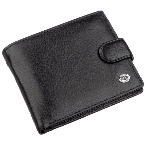Мужской универсальный кошелек ST Leather 18836 черный