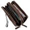 Жіночий лаковий клатч ST Leather 18908 коричневий