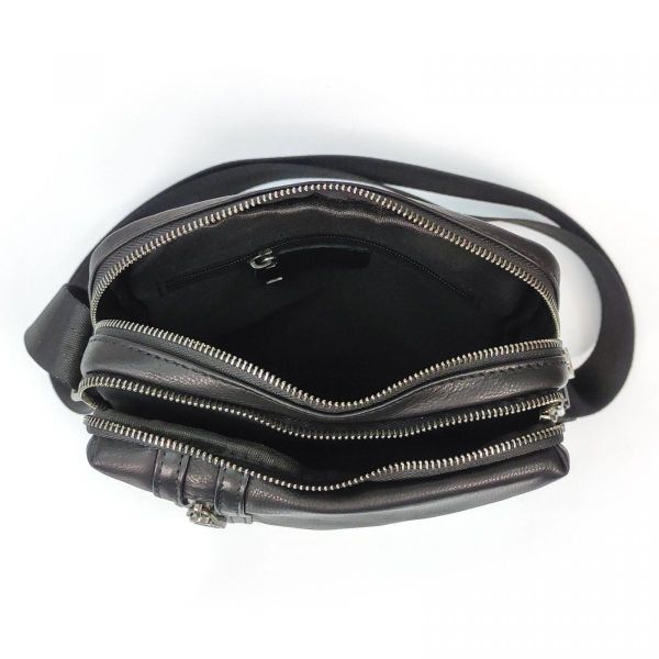 Чоловічий чорний месенджер Tiding Bag S-JMD10-8153