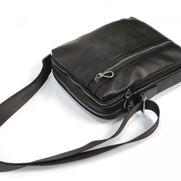 Чоловічий чорний месенджер Tiding Bag S-JMD10-8153