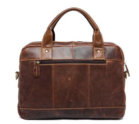 Сумка для ноутбука из натуральной кожи 14867 Vintage коричневая.