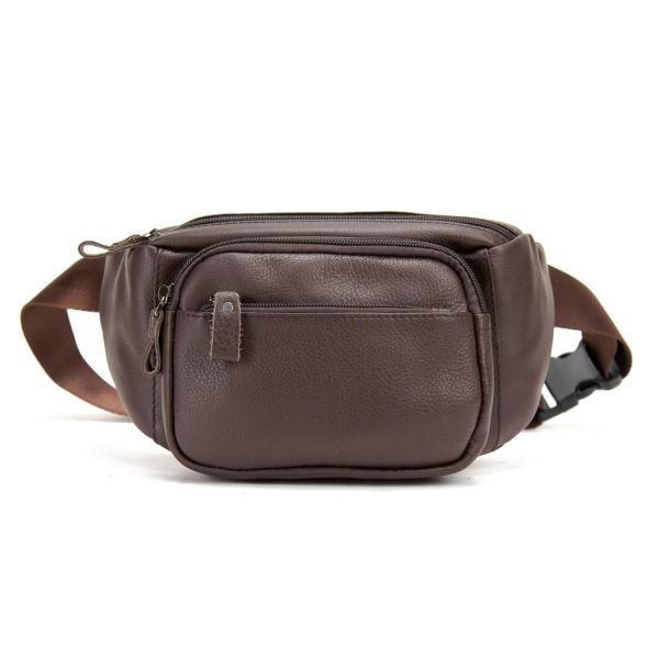 Сумка на пояс з телячої шкіри Tiding Bag t0186C