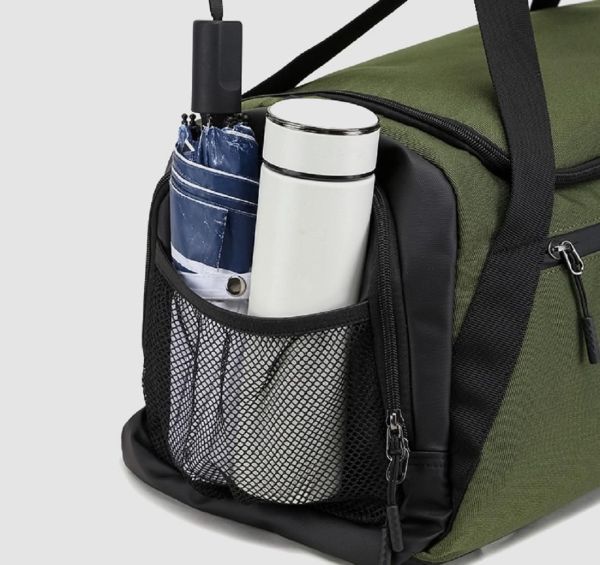 Дорожня міцна текстильна сумка Confident TB7-T-2902GR зелена