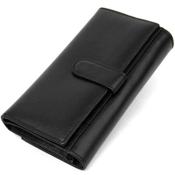 Універсальний жіночий гаманець ST Leather 19388 чорний
