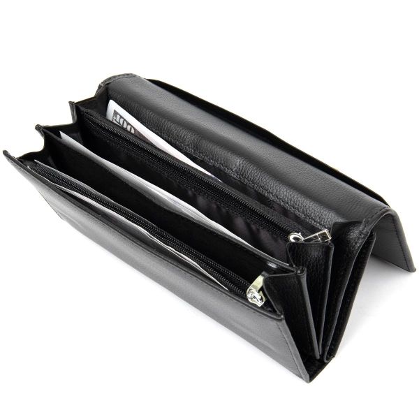 Універсальний жіночий гаманець ST Leather 19388 чорний