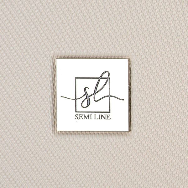 Валіза Semi Line 20" (S) Ecru/Brown (T5670-2)