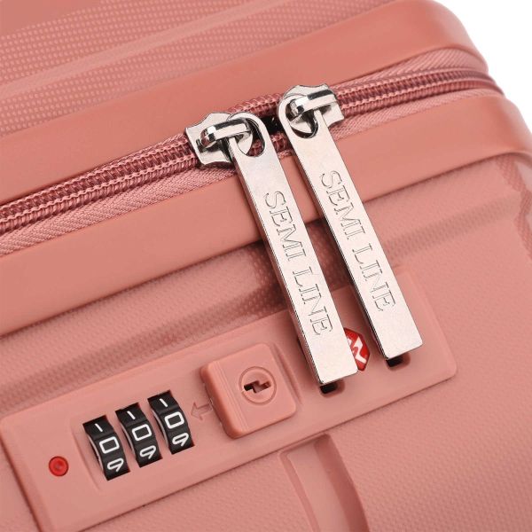 Валіза Semi Line 20" (S) Pink (T5836-1)