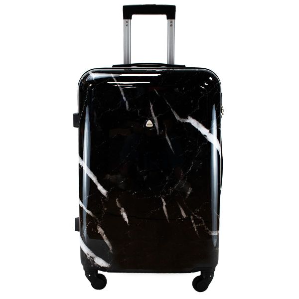 Валіза Semi Line 24" (M) Black Marble (T5730-2)