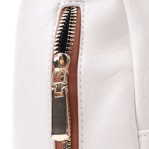 Жіноча сумка з однією лямкою через плече з гладкої екошкіри Vintage 22768 біла