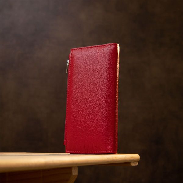 Женский кожаный кошелек ST Leather 19381 красный