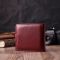 Практичний жіночий гаманець з натуральної шкіри ST Leather 22554 бордовий
