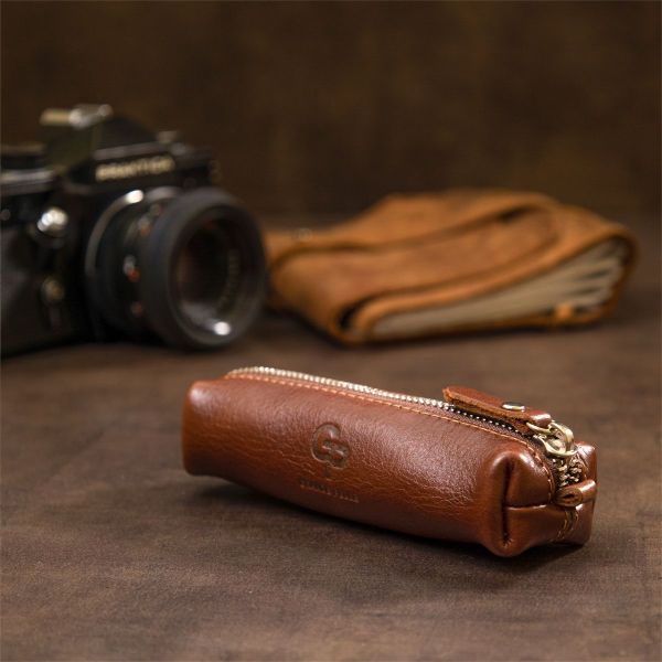 Ключница из натуральной кожи Grande Pelle 11388 коричневый