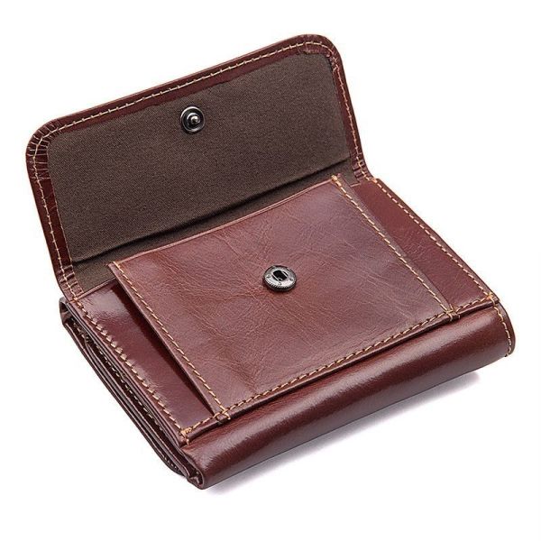 Кошелек мужской кожаный 14648 Vintage коричневый