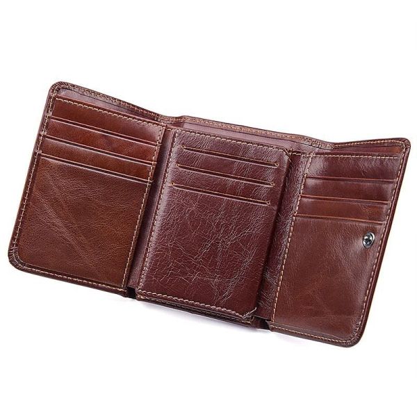 Кошелек мужской кожаный 14648 Vintage коричневый