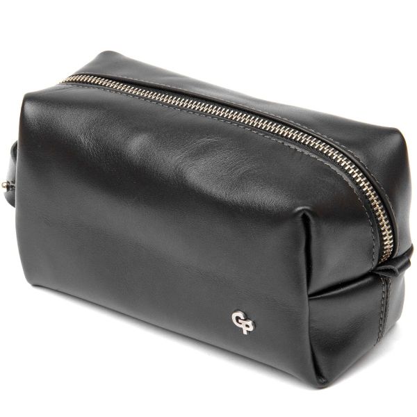 Кожаная мужская косметичка Grande Pelle 11415 черный