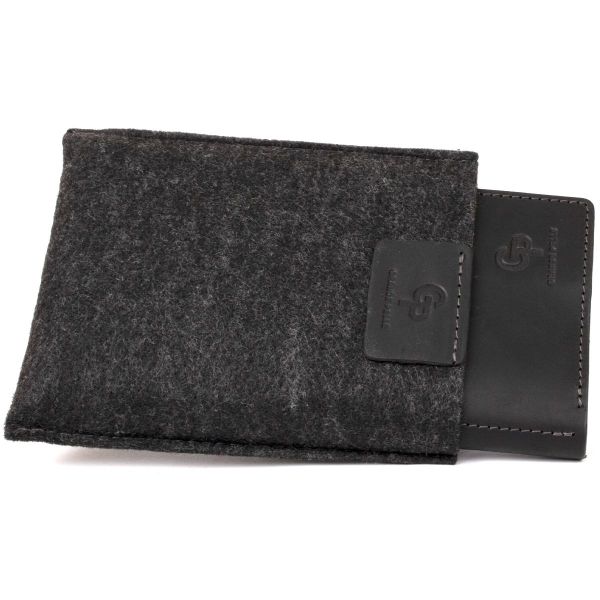 Кожаная обложка для документов Grande Pelle 11494 черный