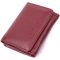 Шкіряний цікавий гаманець для жінок ST Leather 22507 бордовий