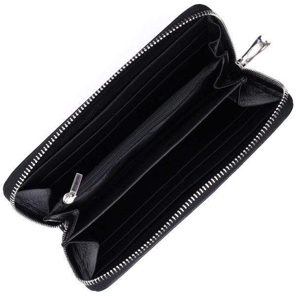 Красивий клатч унісекс на одне відділення з натуральної шкіри ST Leather 22697 чорний