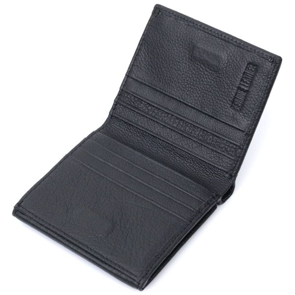 Гарний гаманець для жінок із натуральної шкіри ST Leather 22709 чорний