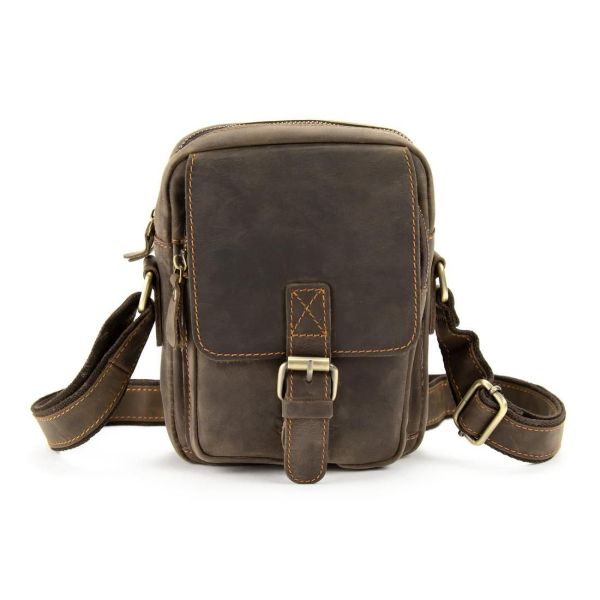 Маленький месенджер вінтажний Tiding Bag M39-1064DB