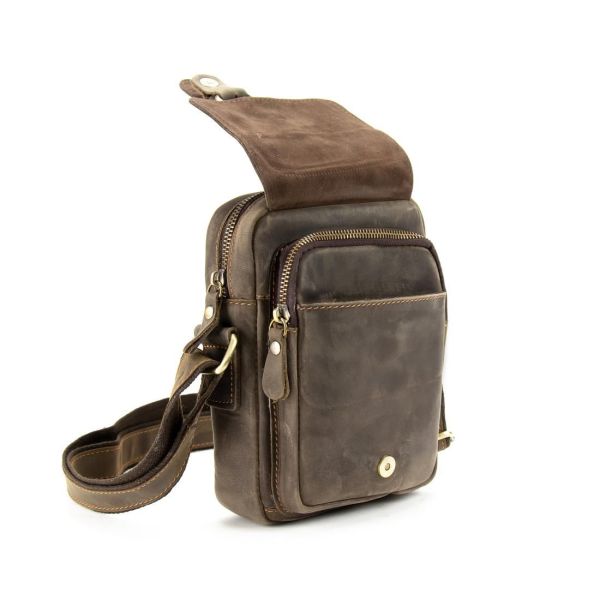 Маленький месенджер вінтажний Tiding Bag M39-1064DB