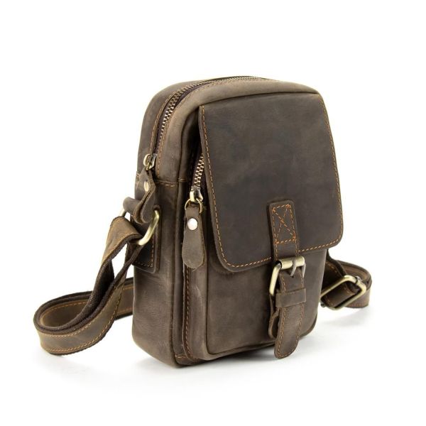 Маленький месенджер вінтажний Tiding Bag M39-1064DB
