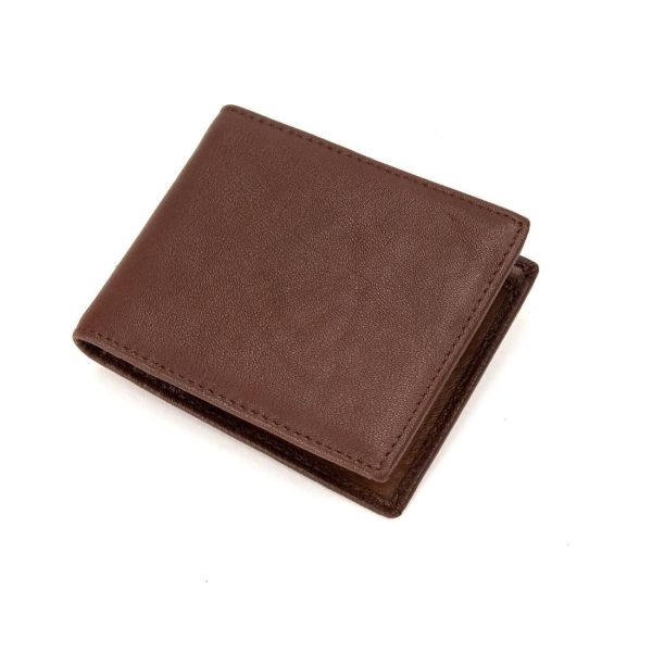 Чоловіче маленьке портмоне шкіряне коричневе Tiding Bag M39-609-21DB